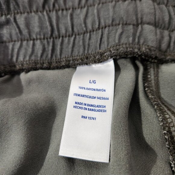 Splendid High Waisted Green Camo Joggers Pants Women's Size L - Picture 10 of 11